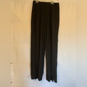 Athleta Black High-Rise Split Hem Pant 8T